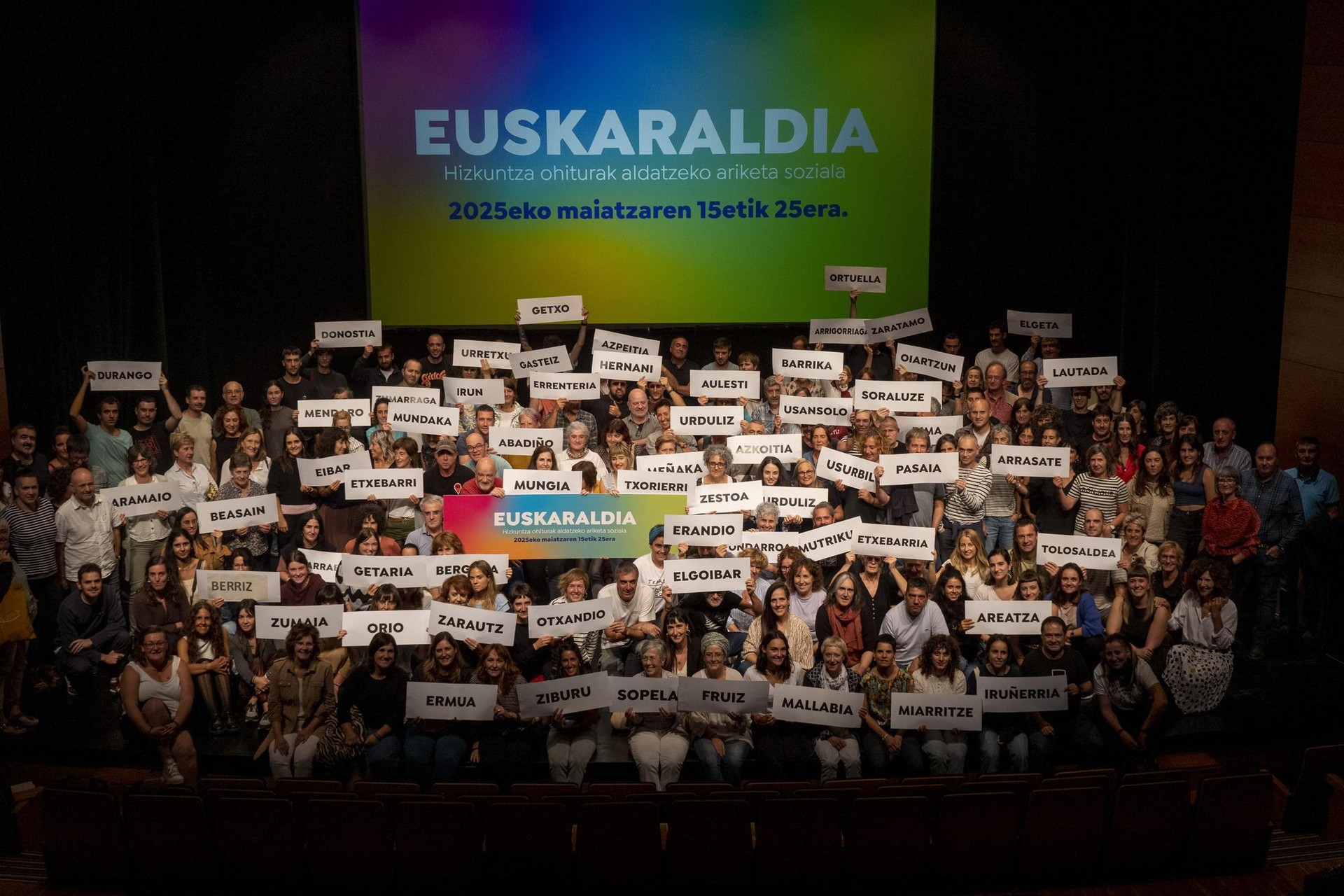 Lehen mugarria, Euskaraldia ON! Topaketa