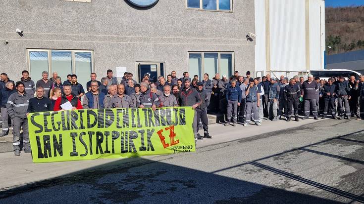 Sunsundegiko langileek lan segurtasuna aldarrikatu dute