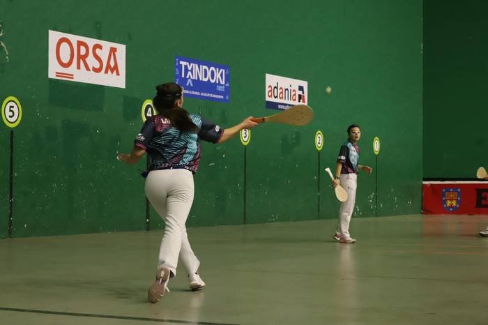 Sakanako Nesken Pala Txapelketako hirugarren jardunaldia jokoan