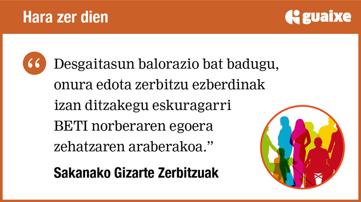 Desgaitasun zerbitzuak