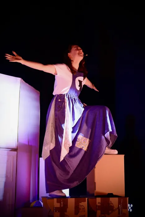 'Errauskine Rock' familiarteko antzezlanaren emanaldia