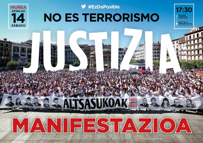 Karteletik hasita, Justizia letra larriz eskatuta