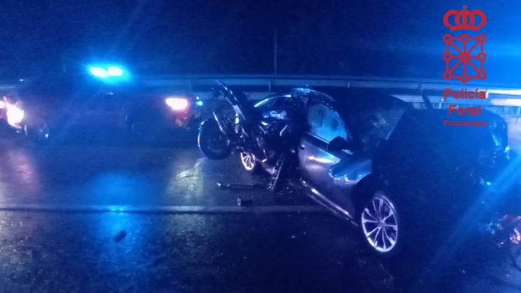 Larri zaurituta autopistan