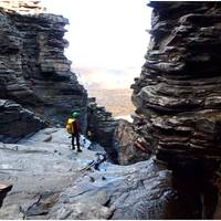 Viking Open Canyon dokumentalaren aurkezpena. Xabier Mendikoarekin eta espedizioko zenbait lagunekin.