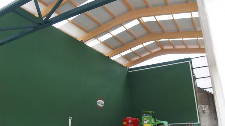 Satrustegiko frontoiko lanak despeditzear