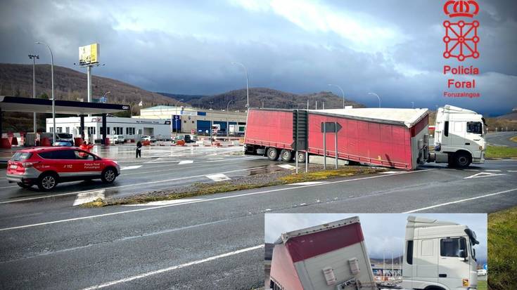 Kamioi istripua izan da