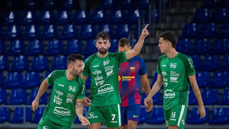 Palau Blaugranan ohorez erori zen Osasuna Magna Xota