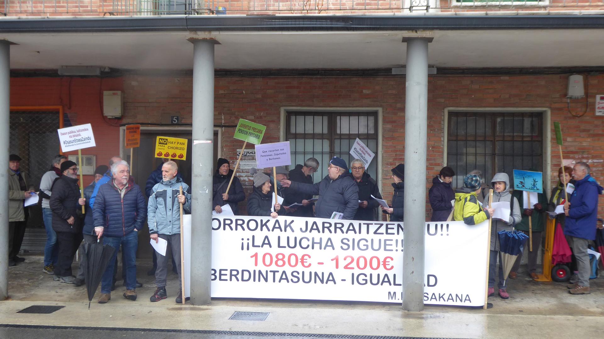 Pentsio duinak aldarrikatuz