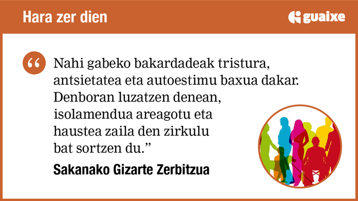 Bakarrik sentitzen zara?