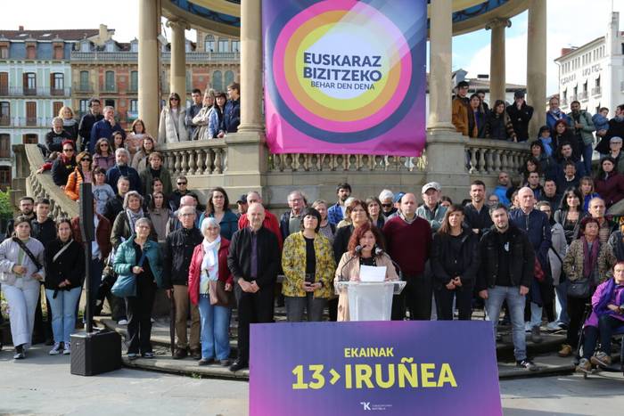 Iruñean eginen den Euskaltzaleon Martxa aurkeztu dute