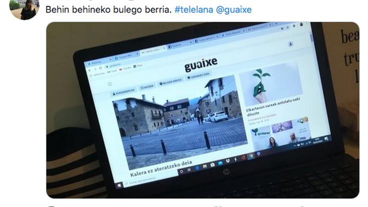 Behin-behineko bulego berria #telelana @guaixe