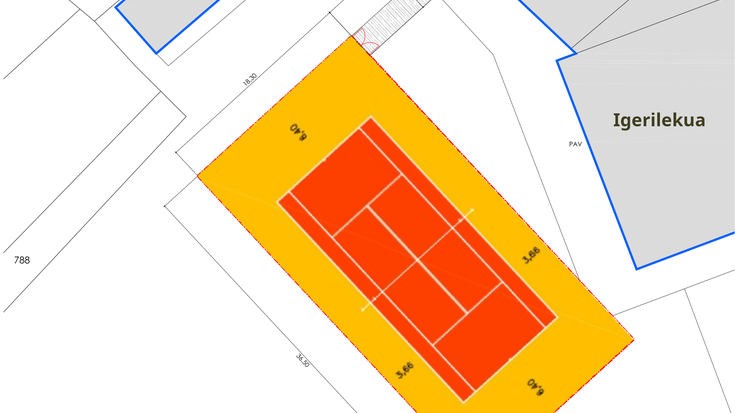 Tenis pista eraikitzeko lanen deialdia egin du udalak