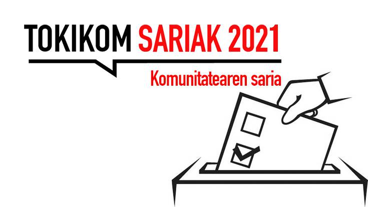 TOKIKOM Sariak 2021- Komunitatearen Saria