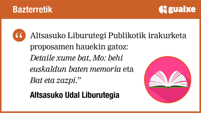 Irakurketa proposamen hauekin gatoz