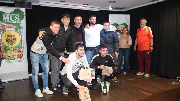 Etxarriarrak Euskal Herriko Mus Txapelketako txapeldunordeak