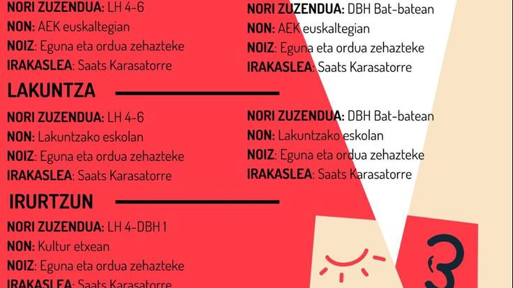 Sakanako bertso eskoletan izena emateko epea ireki da