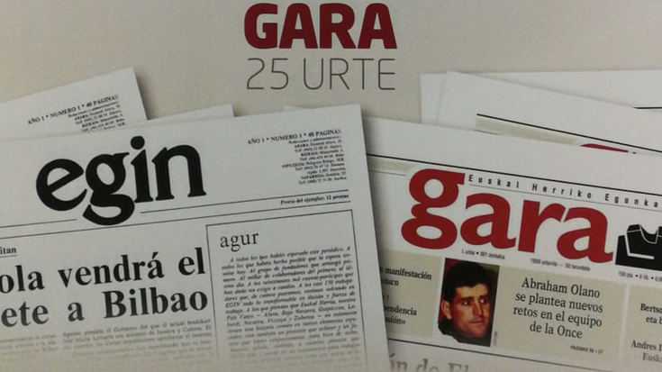 Gararen urteurrenean Egin gogoan