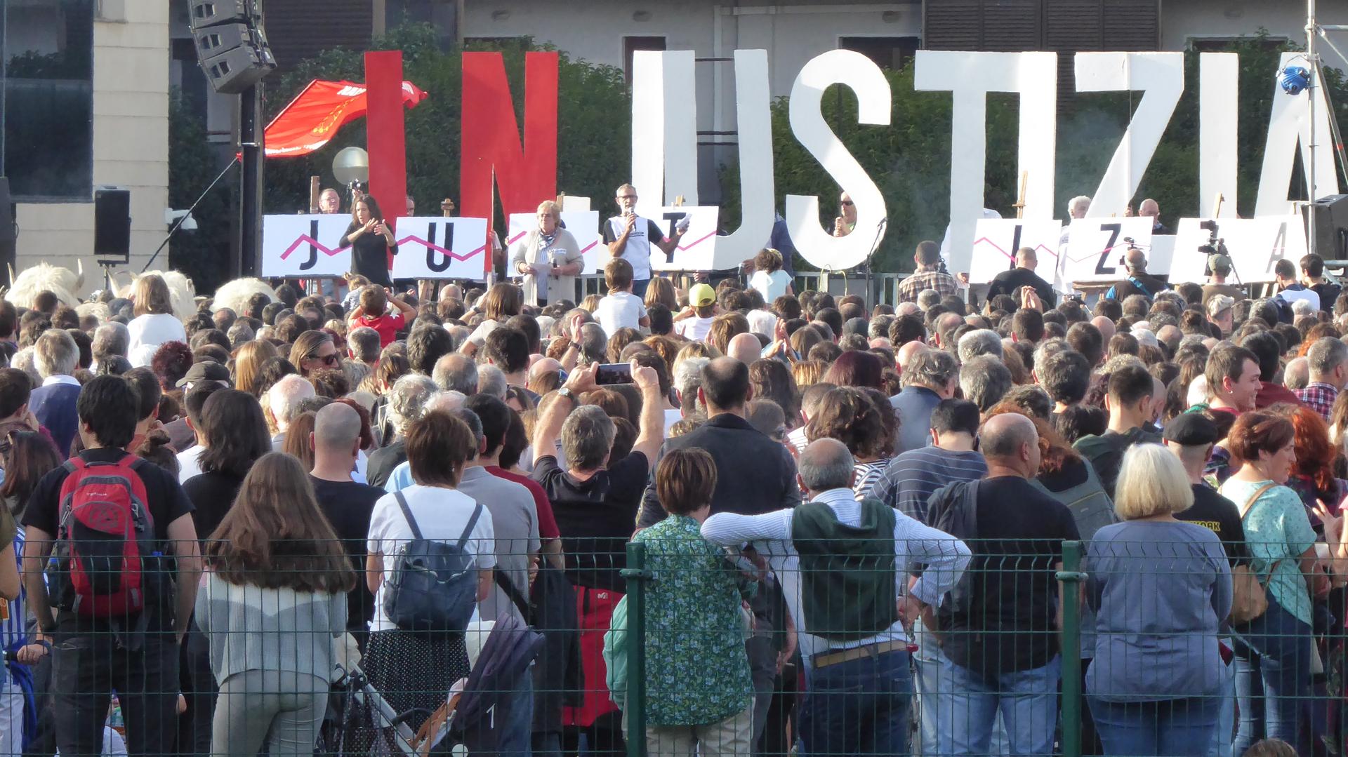 Altsasuko auzipetuek 2024ko maiatzean bukatuko dituzte zigorrak