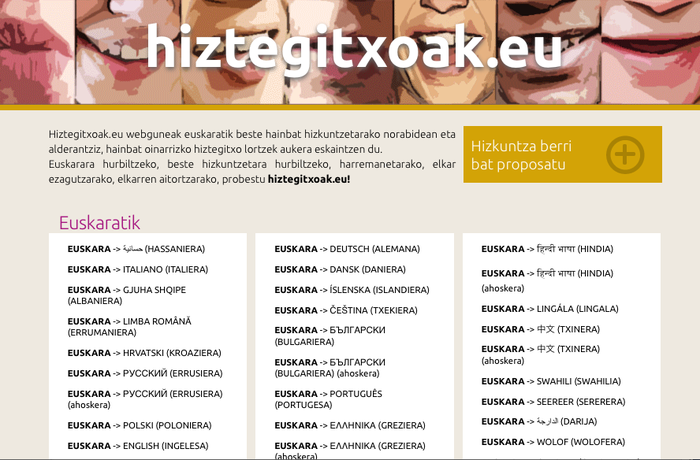 Euskaltzaleen Topaguneak hiztegitxoak.eu webgunea martxan jarri du