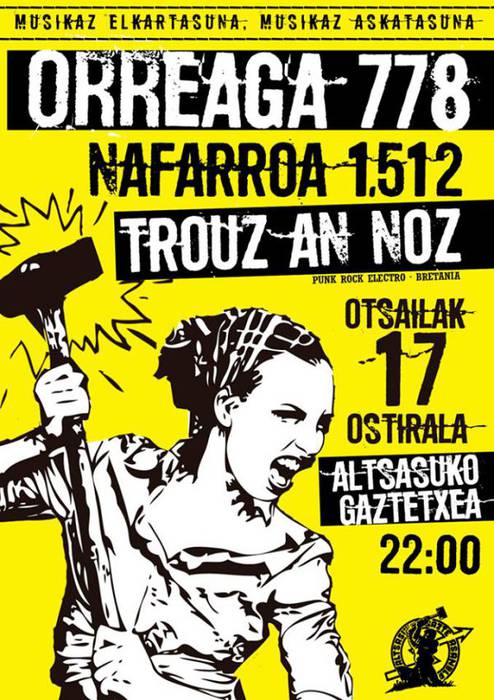 Orreaga 778, Nafarroa 1512 eta Trouz An Noz