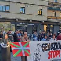 Gazaren aldeko elkarretaratzea, Etxarrin