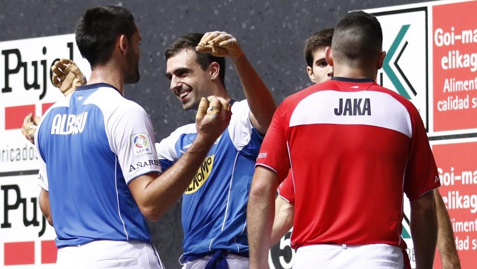 Binakakoa: Zabaleta finaletik kanpo eta Ezkurdia eta Martija igandean irabaztera derrigortuta