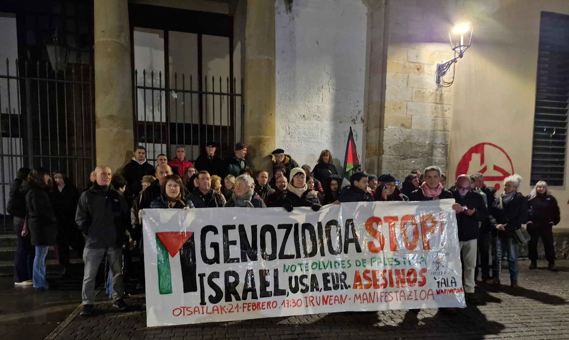 Palestina ez ahazteko deia