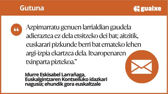 Euskaltzaleon garaia da!