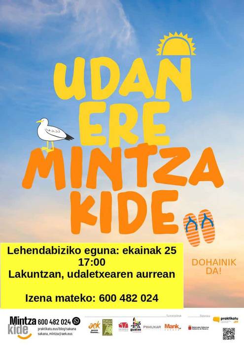 Udako mintzakide , Sakanan