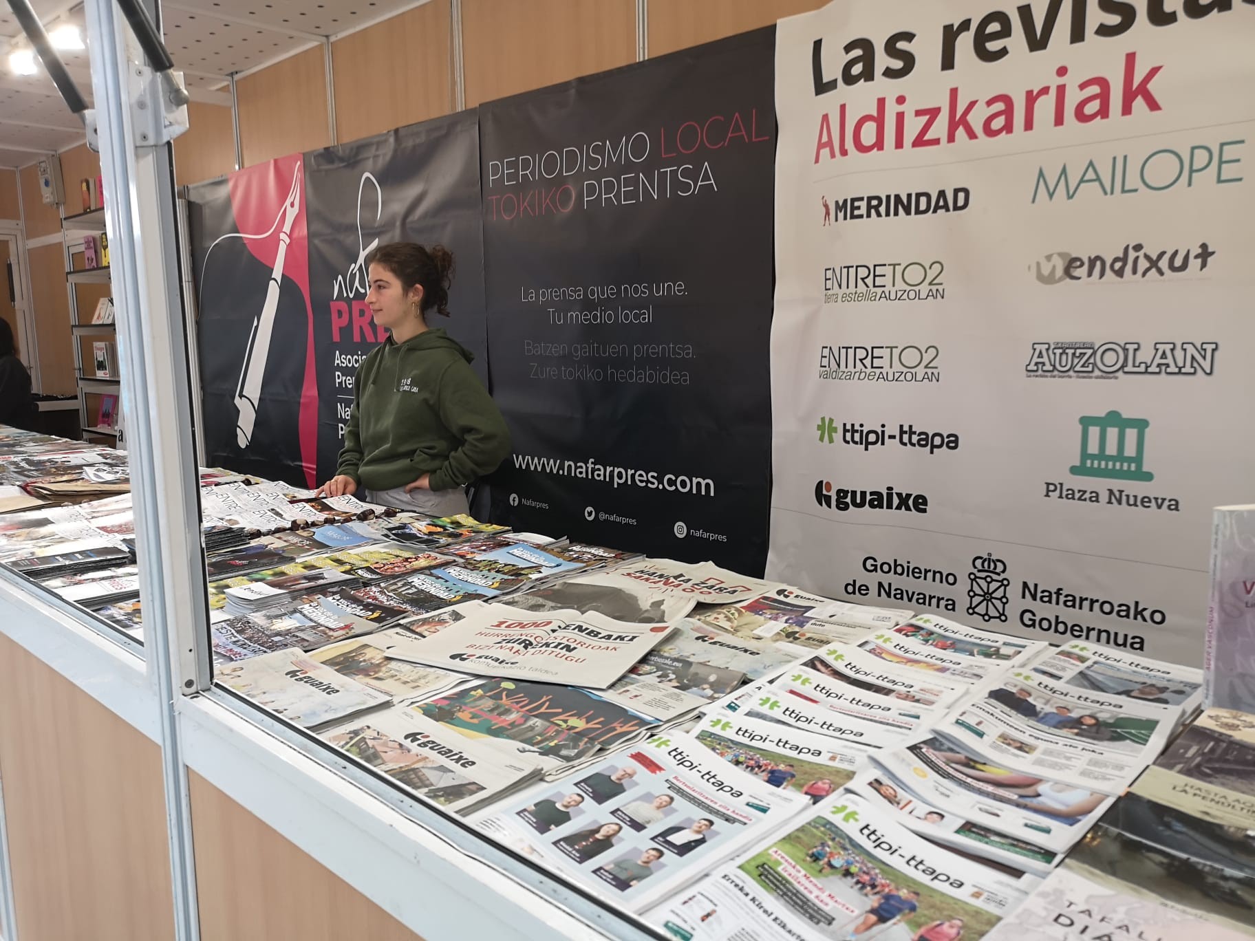 Nafarpres eta Guaixe Editargiren azokan