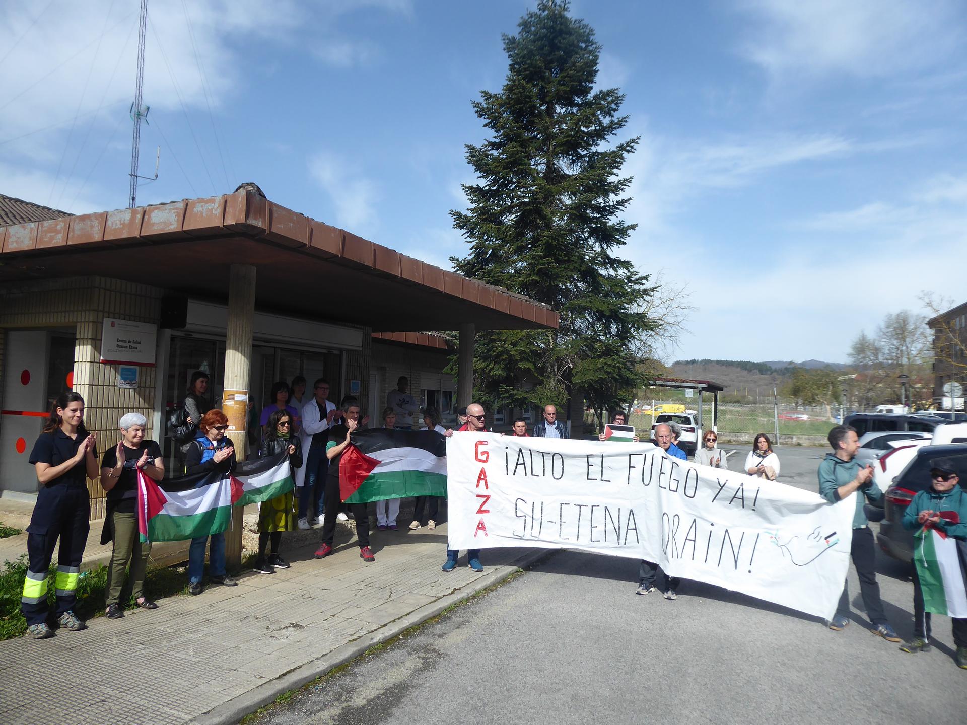 Palestinan bizi duten genozidioari "ez ohitzeko" deia
