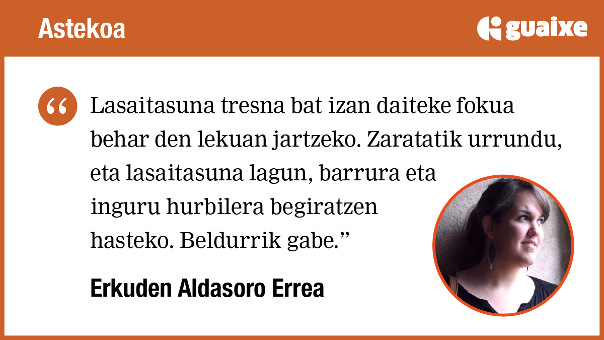 Eta lasaitasuna erresistentzia forma bat balitz?