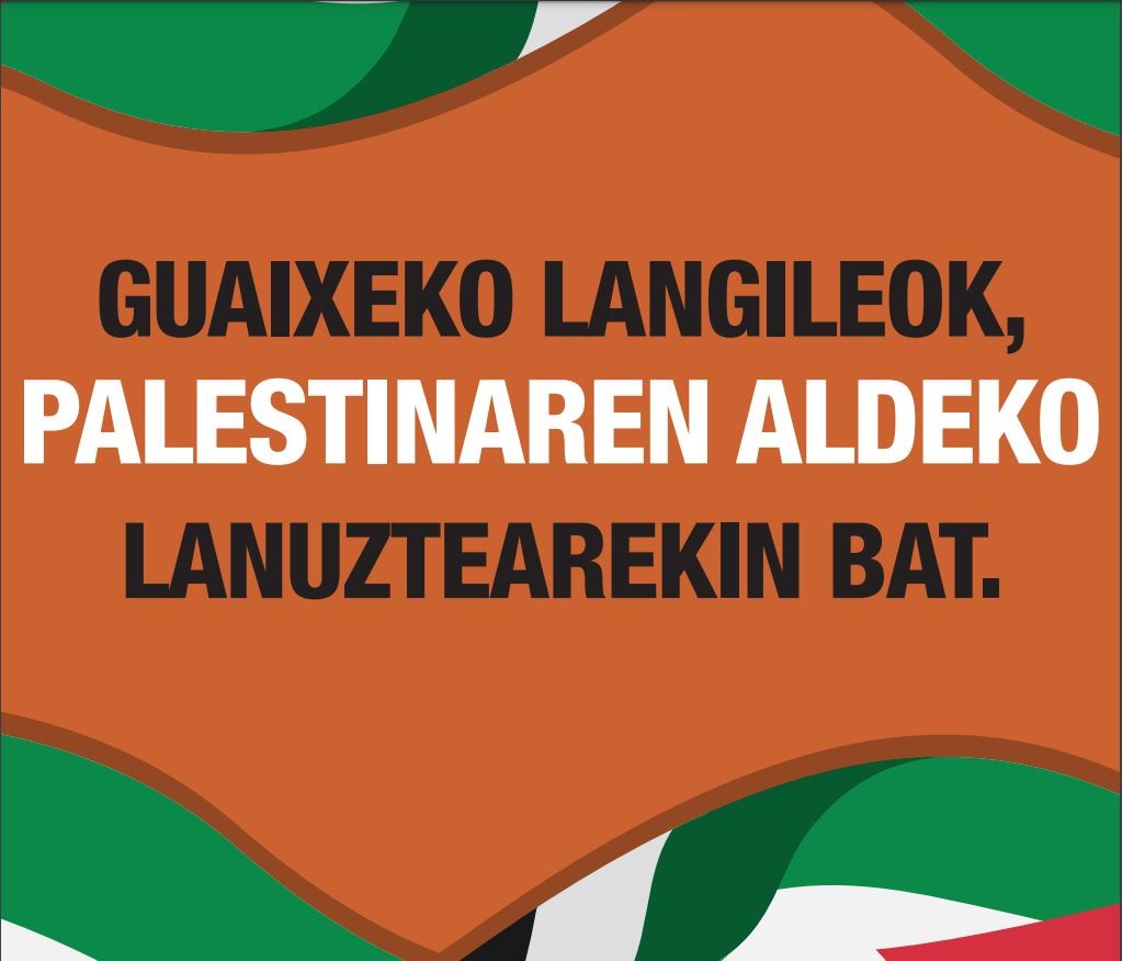 Palestinaren aldeko lanuztea