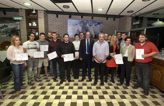 Aldasoro harategiak elikagai artisauen diploma jaso du
