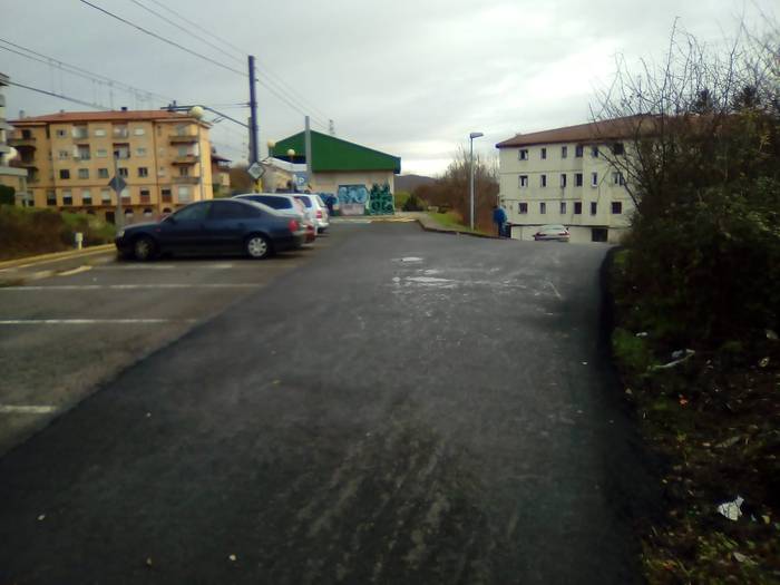 Konponketa Altsasuko tren geralekuan