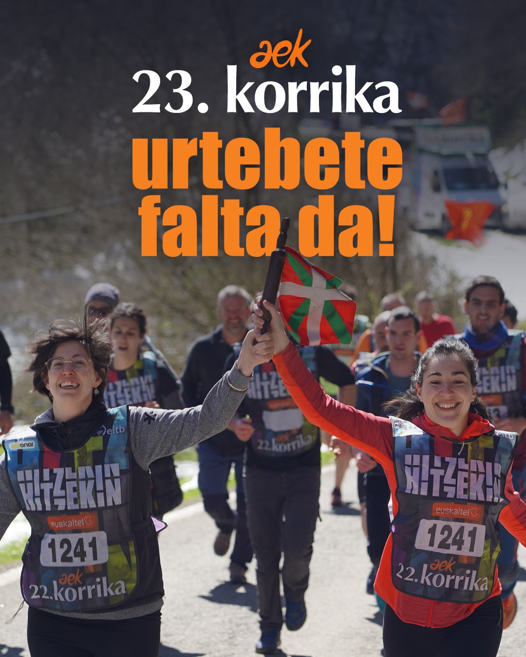 Urtebete falta da 23. Korrikarako!