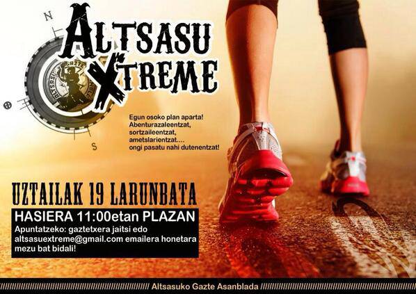 Altsasu Xtrem abentura probak antolatu dituzte