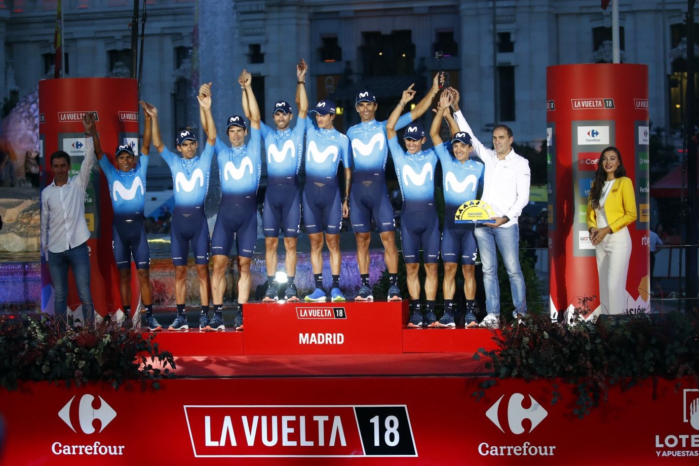 Erbitiren Movistar Team, Vueltako talderik onena