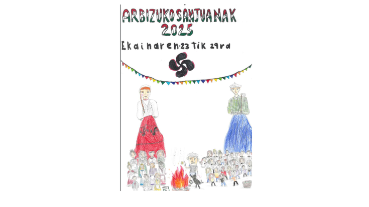 Arbizuko festetako haur kartelen lehiaketa